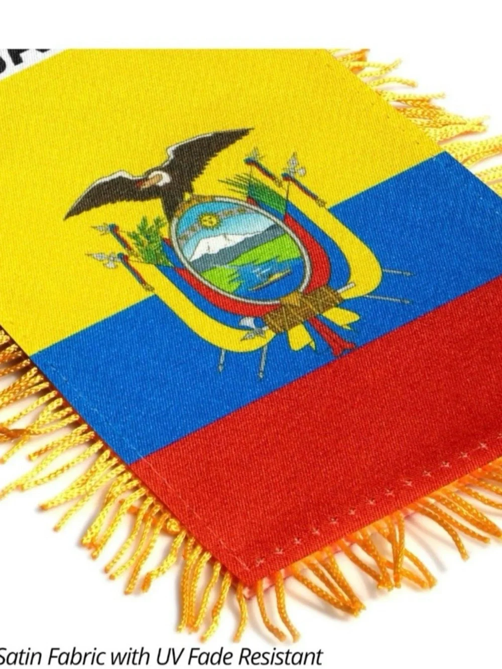 ECUADOR  MINI BANNER FLAG 4 x 6
